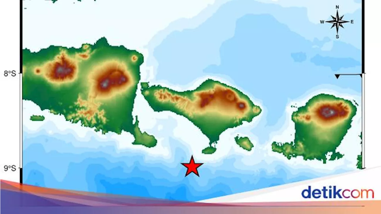 Gempa 4,4 Magnitudo Guncang Kuta Selatan Bali, Getarannya Sampai Denpasar