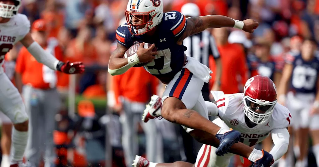 Jarquez Hunter rushes for career-high 278 yards as Auburn rallies past Kentucky