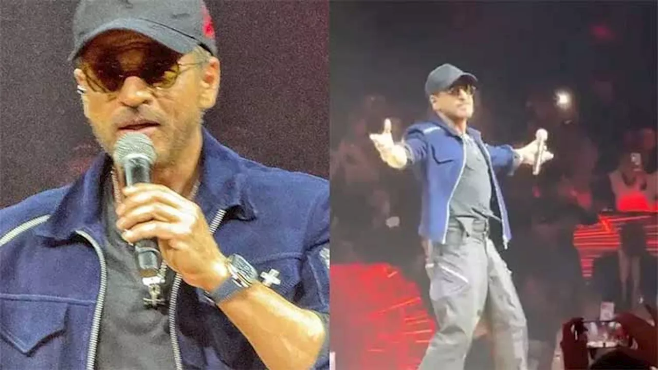 Shah Rukh Khan gives stunning performance at Dubai event