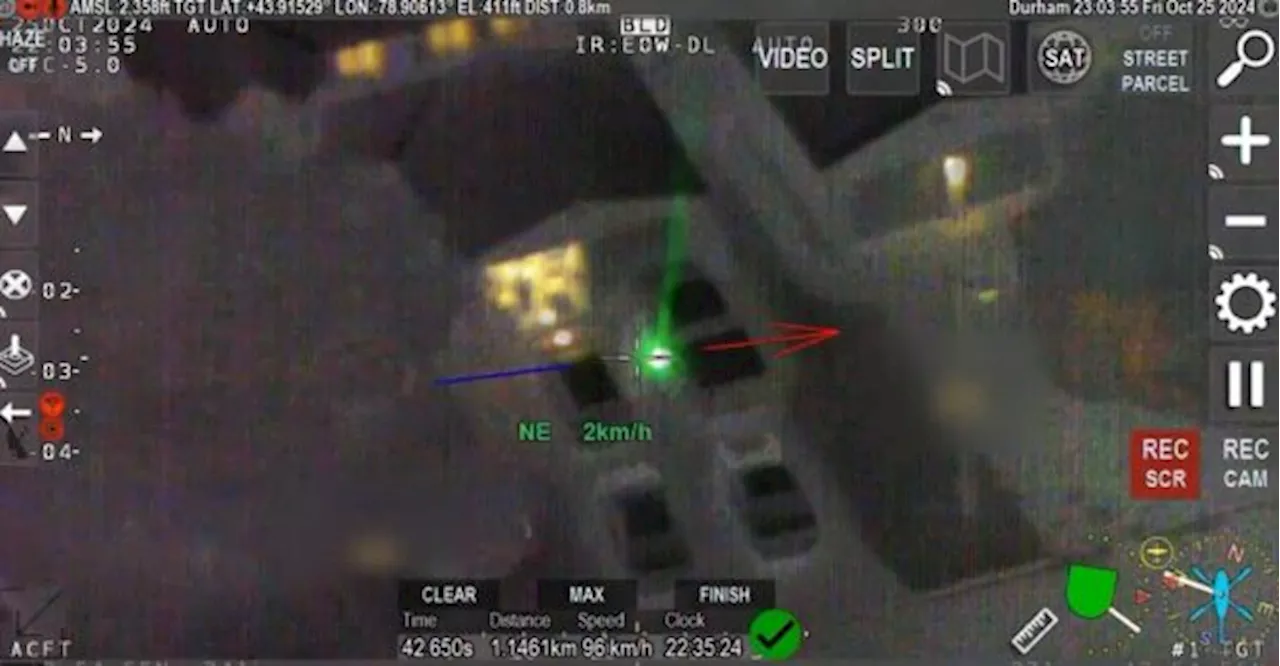 Oshawa man arrested after DRPS say he pointed laser at police helicopter