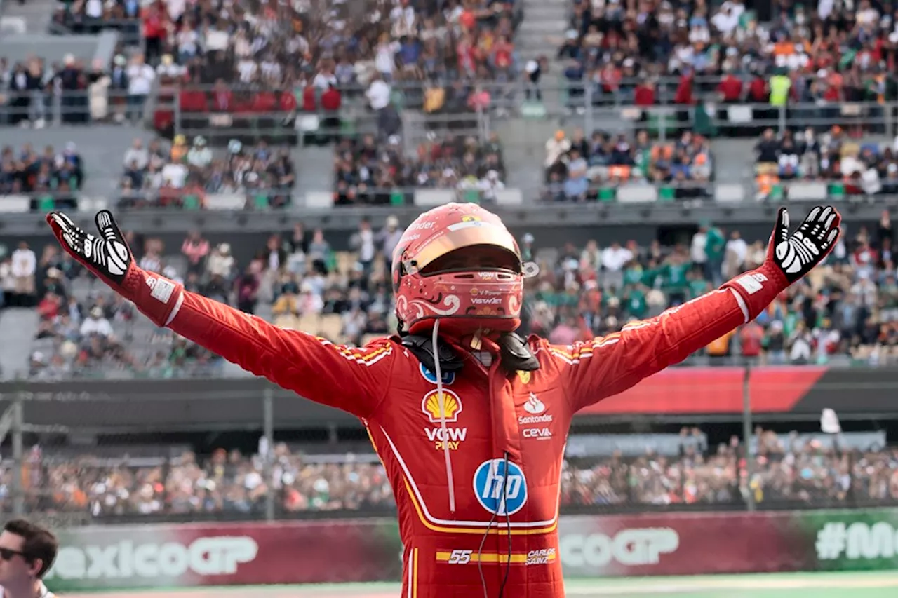 Sainz reina en el Gran Premio de México