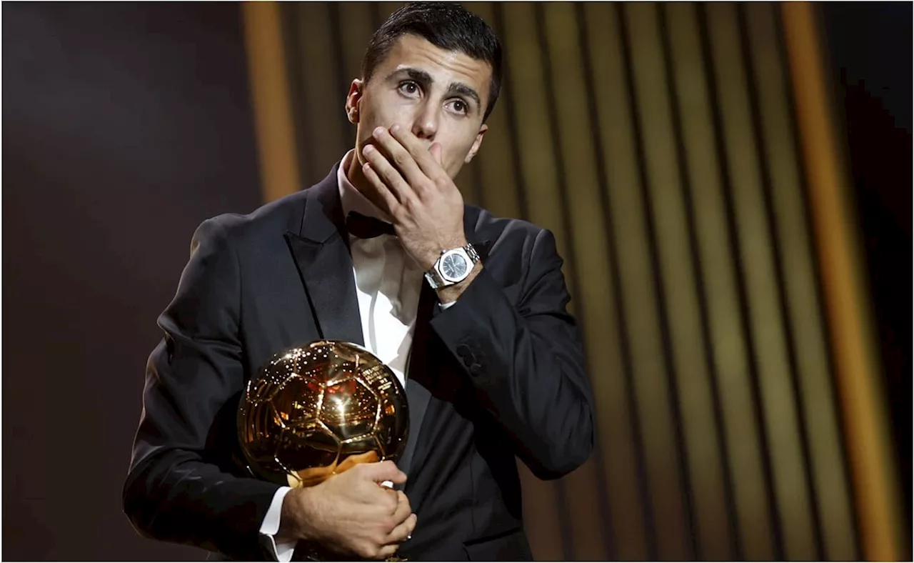 Rodri Hernández supera a Vinícius Jr. en las votaciones y conquista el Balón de Oro 2024