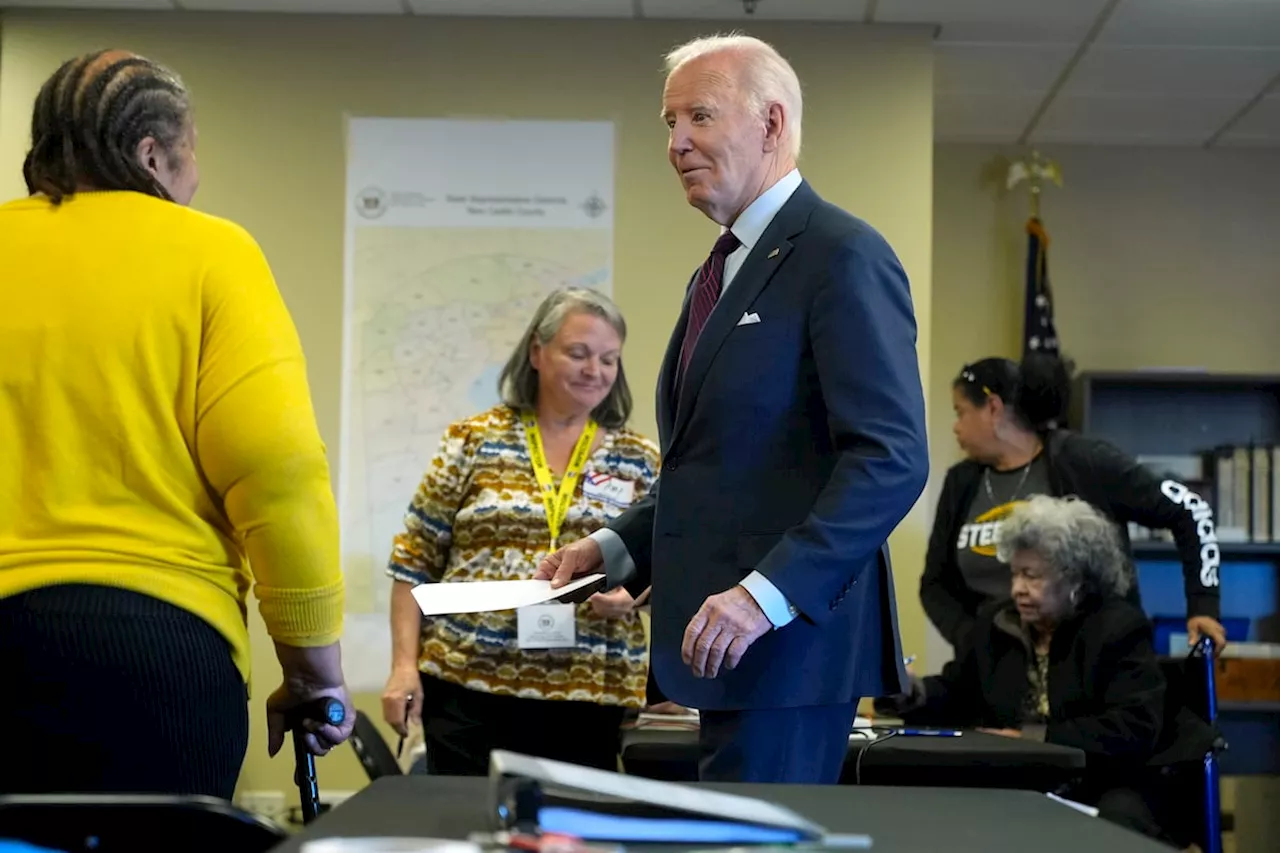 Biden vota por Harris por adelantado en el Estado de Delaware