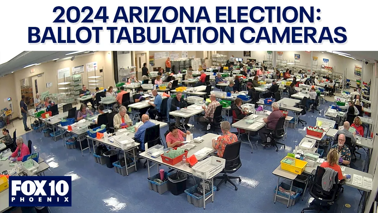 LIVE: How to watch Arizona ballot counting video feeds, track county results