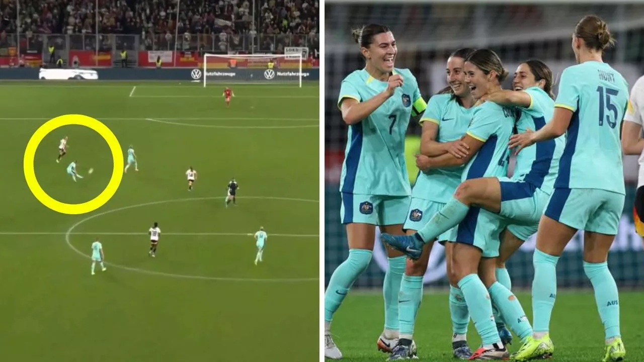 Young gun nails all-time stunner as Matildas leave Euro giants ‘shellshocked’