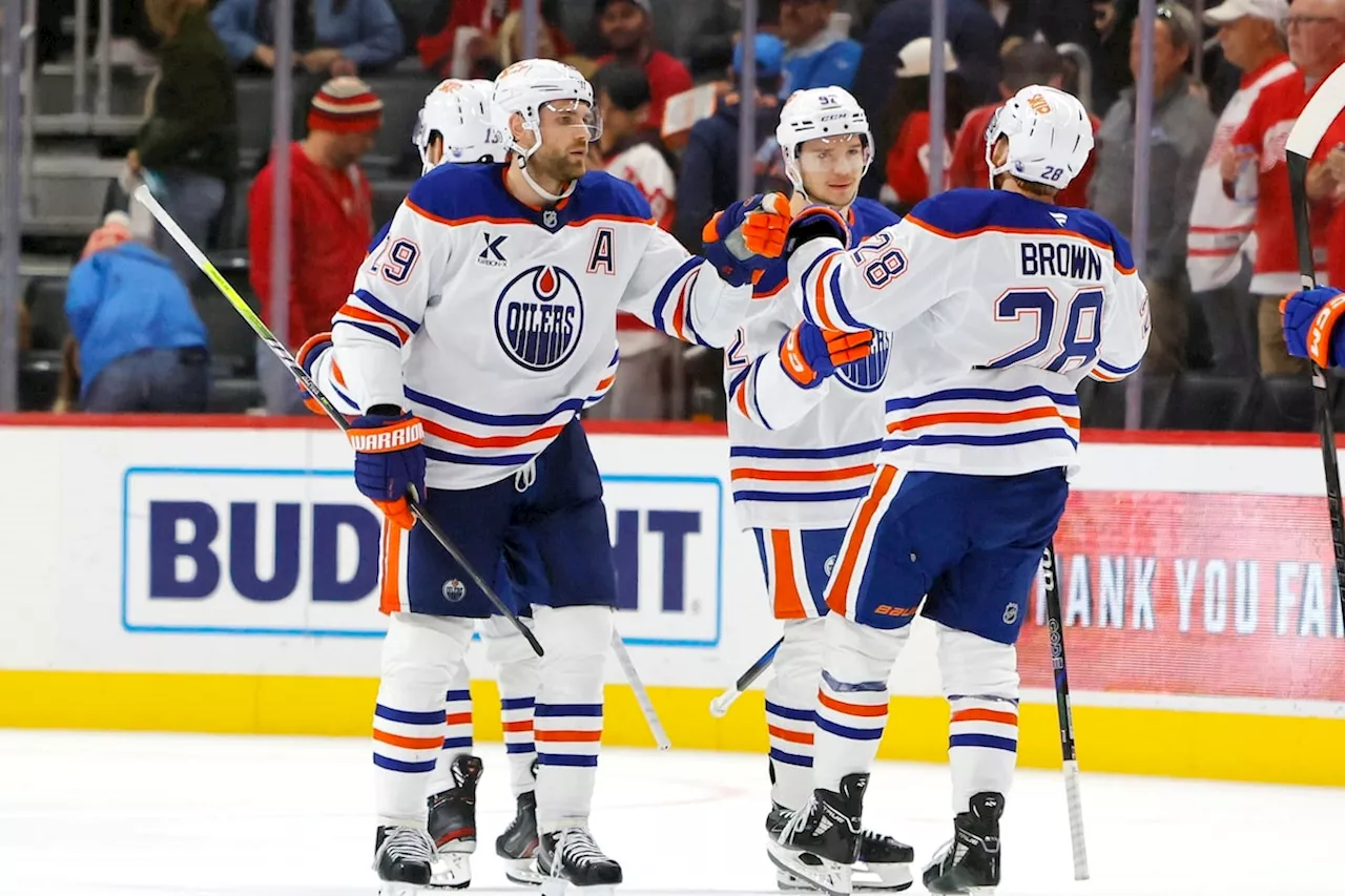 Leon Draisaitl scores in OT to lift Oilers to 3-2 win over Red Wings