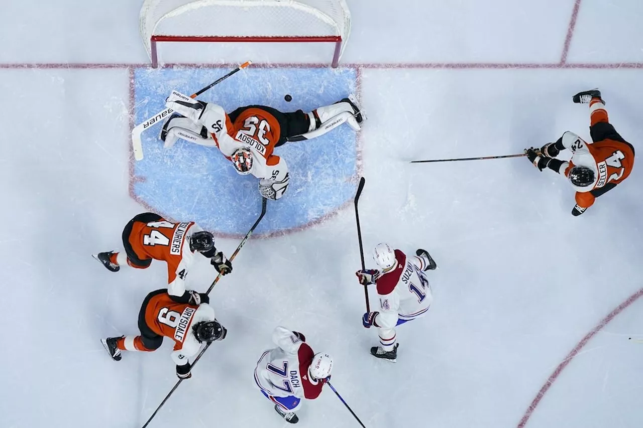 Nick Suzuki, Brendan Gallagher lead Canadiens to 4-3 win over Flyers