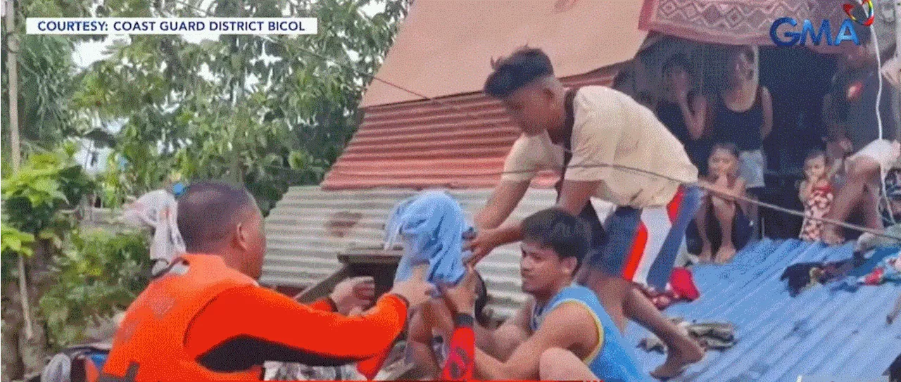 Families still being rescued as parts of CamSur remain flooded