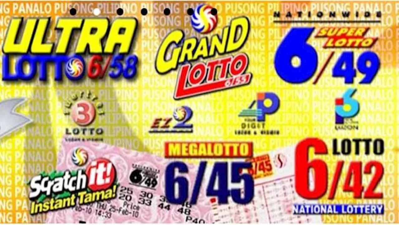 P90-M, minimum jackpot prize sa major lotto games simula sa Martes, Oct. 29, 2024