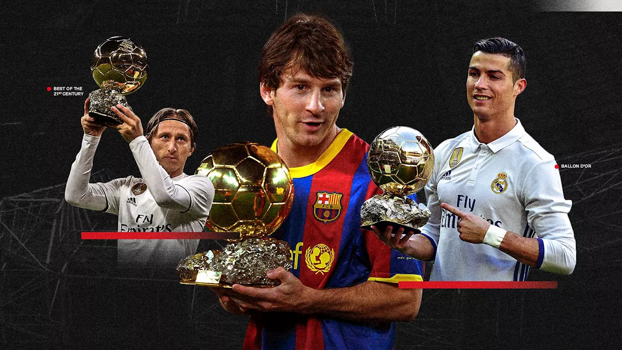 Lionel Messi, Cristiano Ronaldo and every Ballon d'Or winner of the 21st century so far