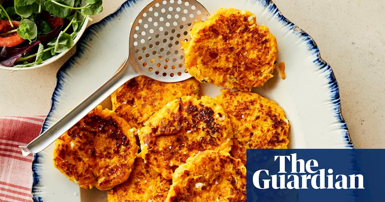 Rukmini Iyer’s quick and easy squash fritters with rosemary and feta