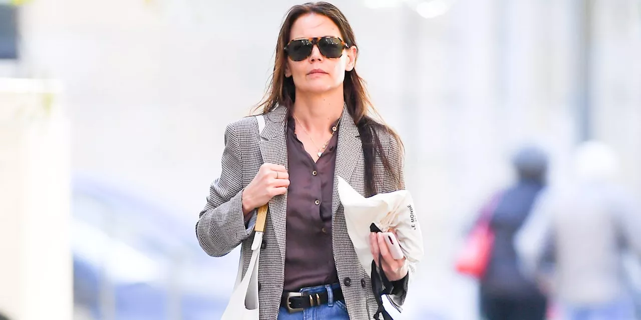 Katie Holmes’s Nine-to-Five Uniform Relies on These Classic Staples