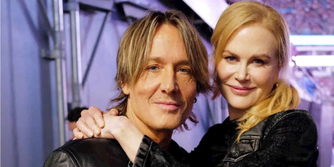 Nicole Kidman and Keith Urban Coordinated Rocker Outfits at Benefit Concert