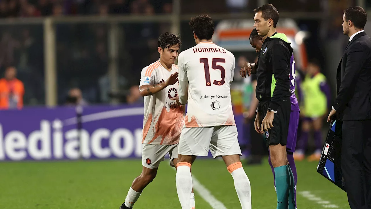 'Ein demütigendes Debüt' - Hummels mit Horror-Debüt für die Roma gegen Florenz