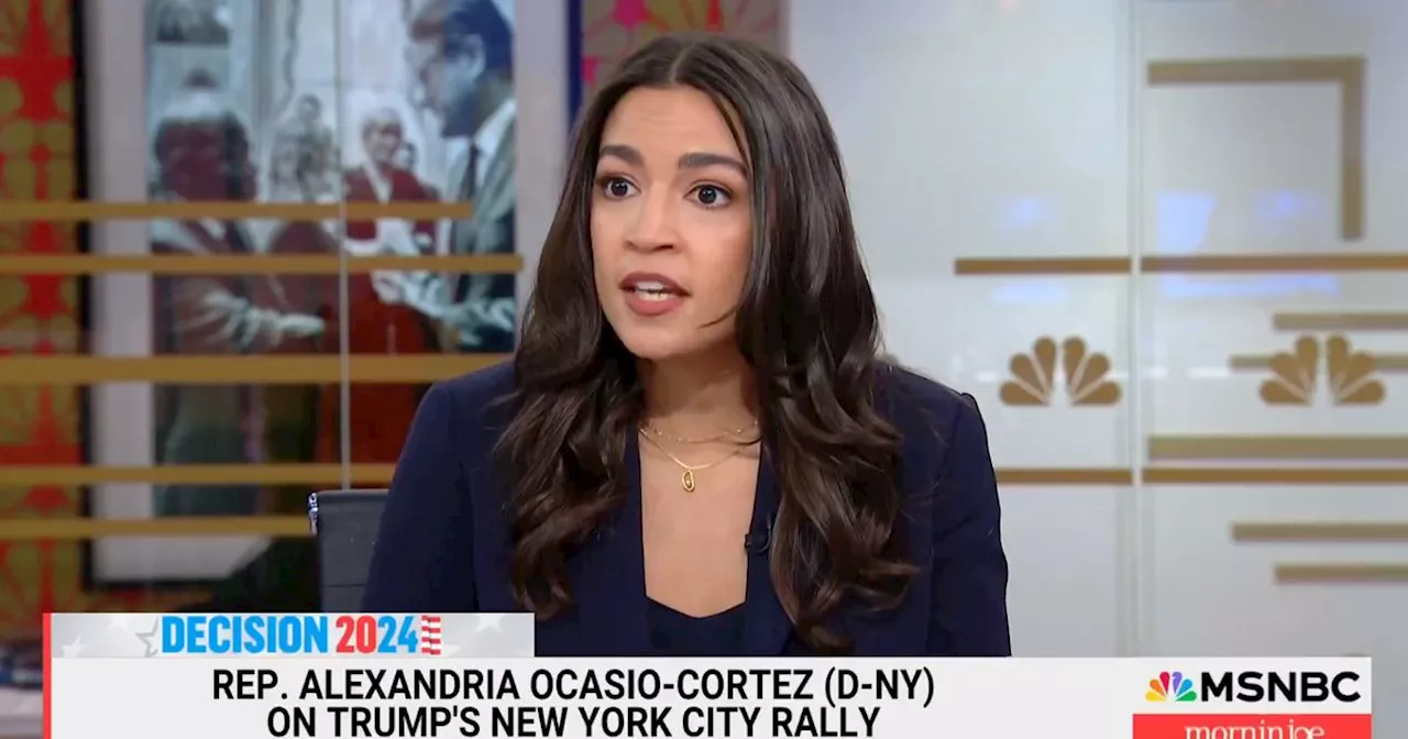 Alexandria Ocasio-Cortez Spells Out Trump Camp's 'Big Error' At NYC 'Hate Rally'