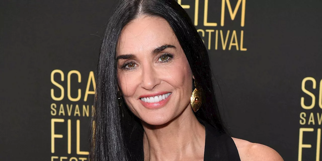 Demi Moore's Lingerie-Inspired Vest Dress Is a Lesson in Fall Red Carpet Fashion