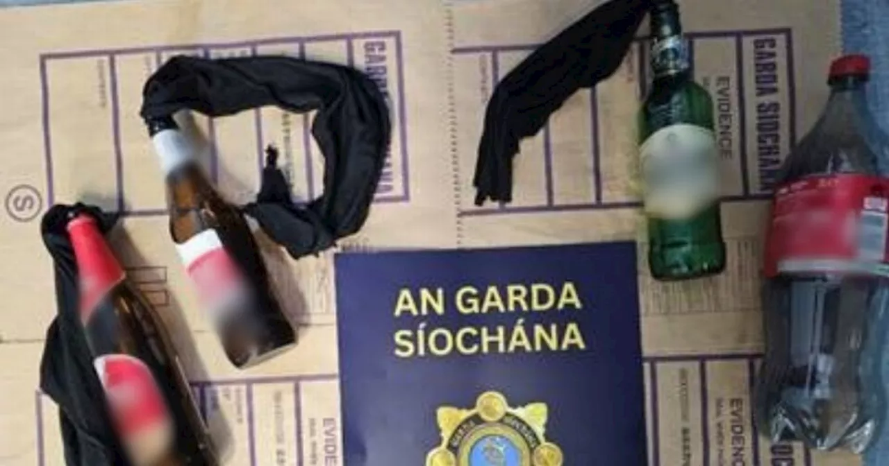 Man arrested after suspected petrol bombs seized by gardai during Dublin raid