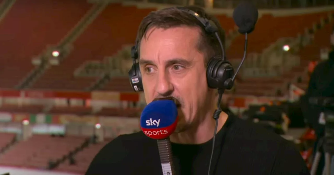 Man Utd dressing room 'divide' as Gary Neville raises theory