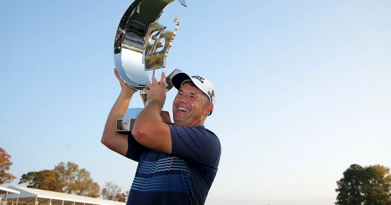 Pádraig Harrington sets sights on Ernie Els after third Champions Tour win of season