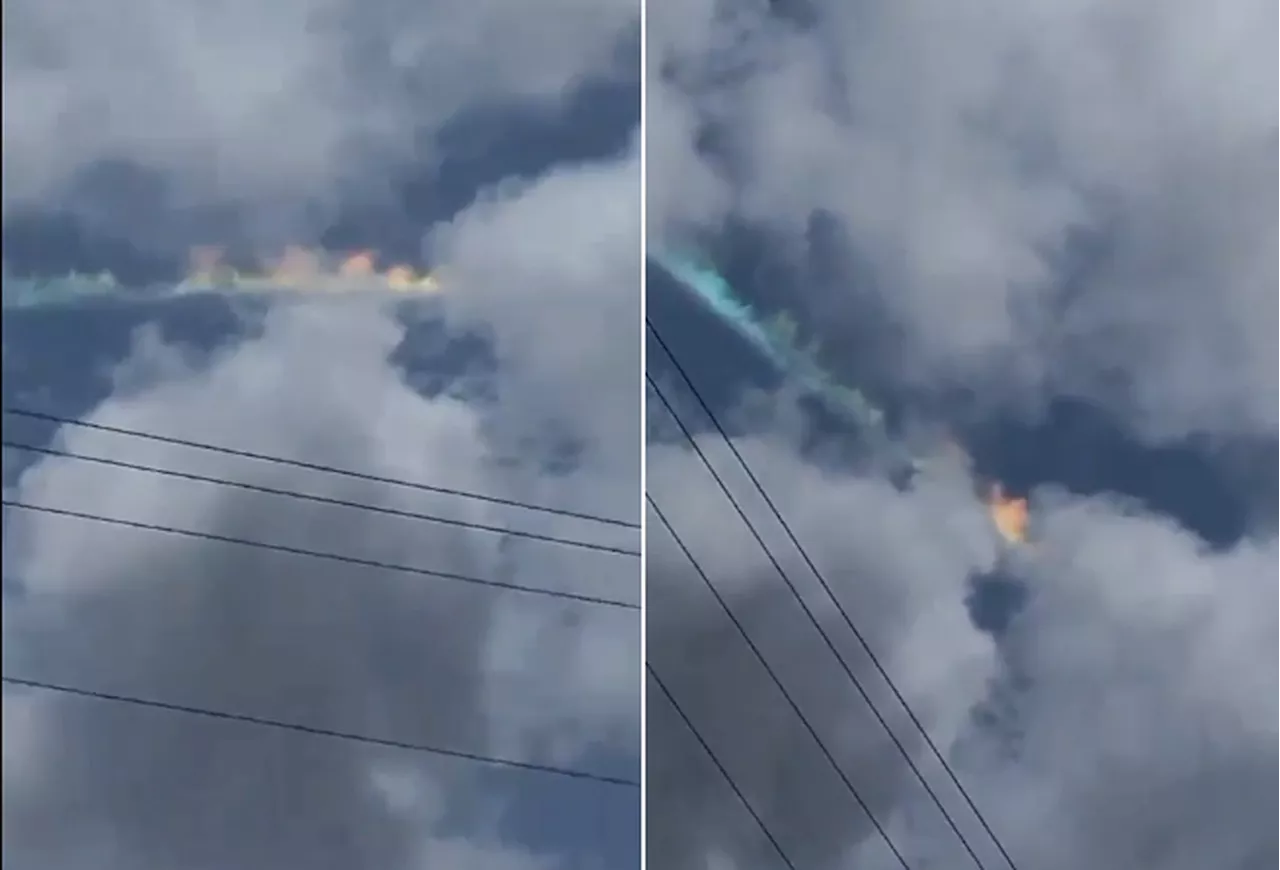 'Arco-íris de fogo': entenda fenômeno raro visto no céu do Piauí