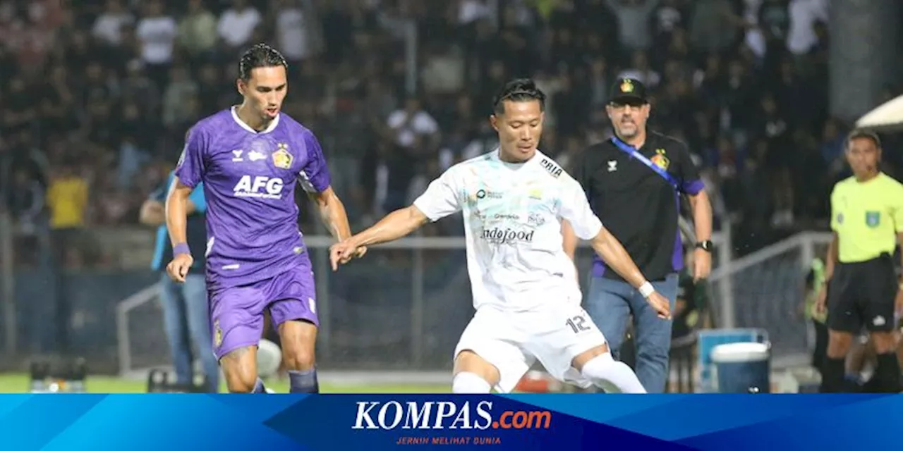 Hasil Persik Vs Persib 0-2, Gol Brilian Del Pino Bawa Maung ke Peringkat Kedua