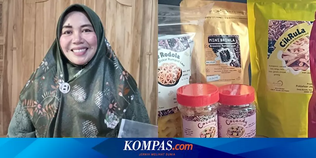 Cerita Lukita Olah Rumput Laut Jadi Camilan Kekinian, Dibuat Brownies Kering