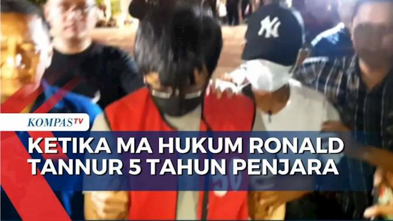 Ronald Tannur Dihukum 5 Tahun Penjara, Kejaksaan Tinggi Jatim Akan Upayakan Peninjauan Kembali