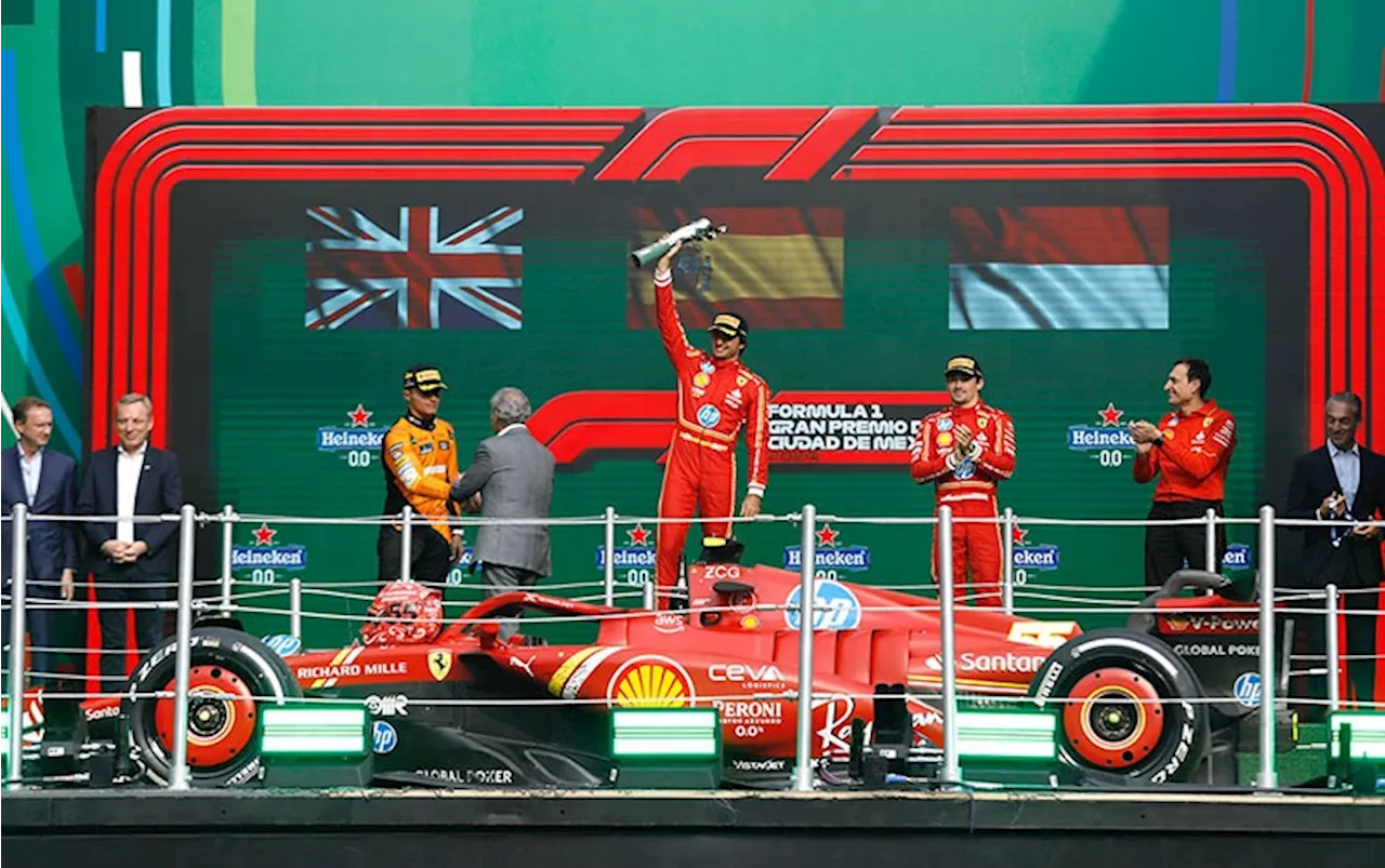 Después de tres décadas, Ferrari gana otra vez el GP de México