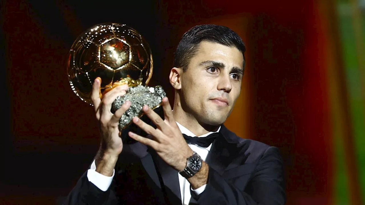 Rodri gana el Balón de Oro 2024 por primera vez en su historia (VIDEO)