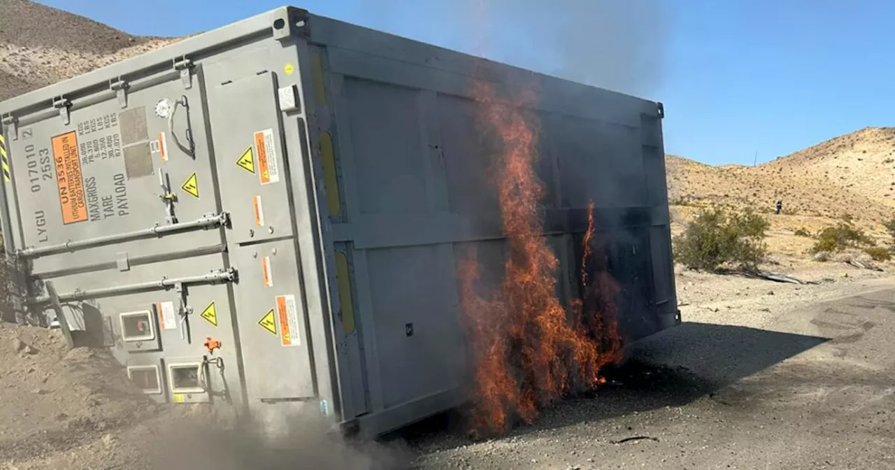 Lithium-ion batteries causing fires, dangers on California freeways, sparking calls for safety improvements