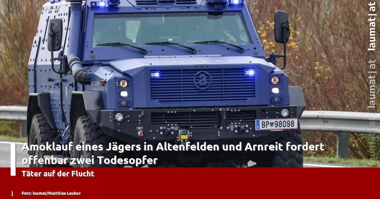 Amoklauf eines J�gers in Altenfelden und Arnreit fordert offenbar zwei Todesopfer