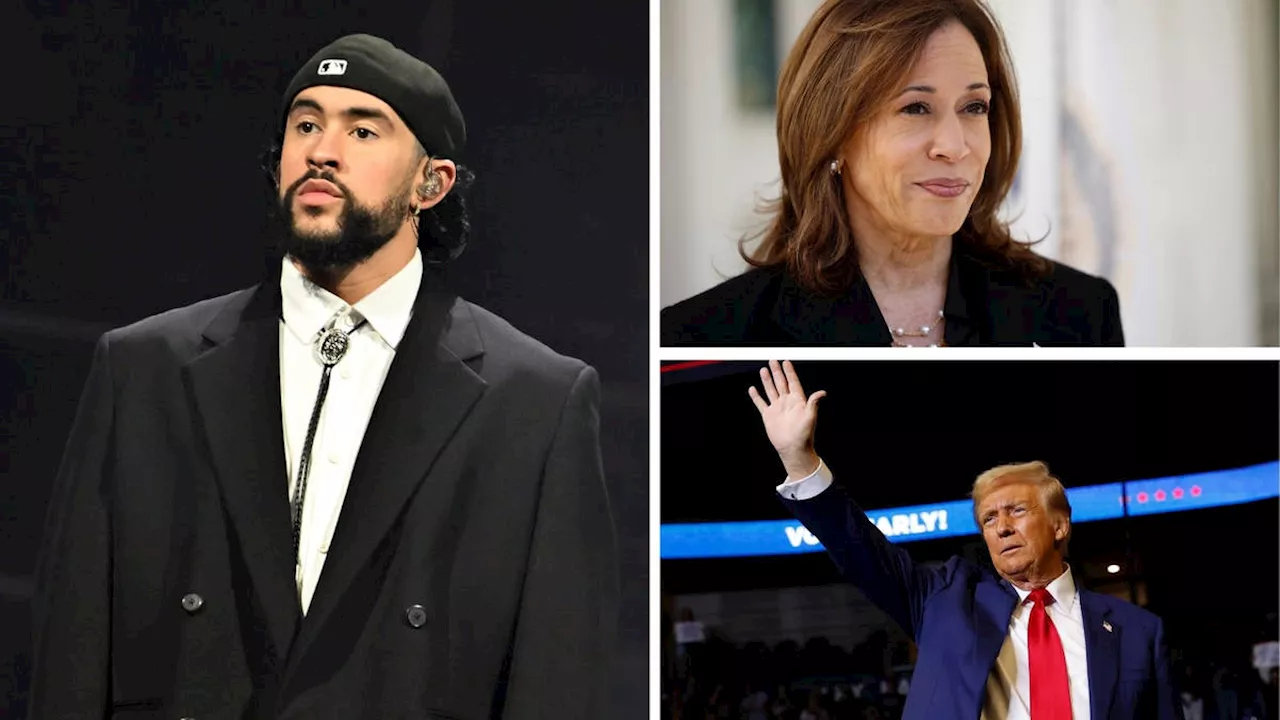 Bad Bunny backs Kamala Harris after comments made about Puerto Rican people at Trump rally