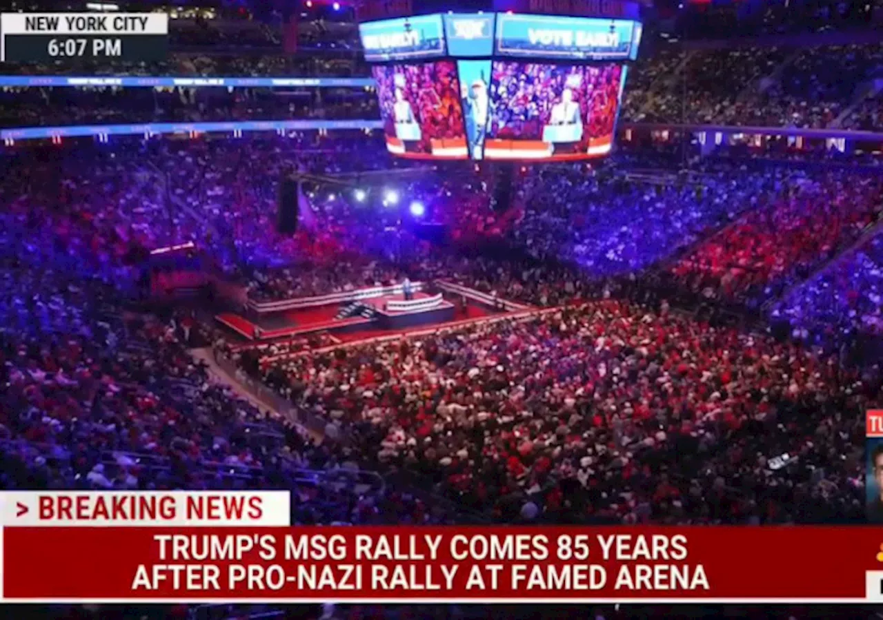 MSNBC had to Mention Trump’s MSG Rally With the 1939 Pro-Nazi Rally