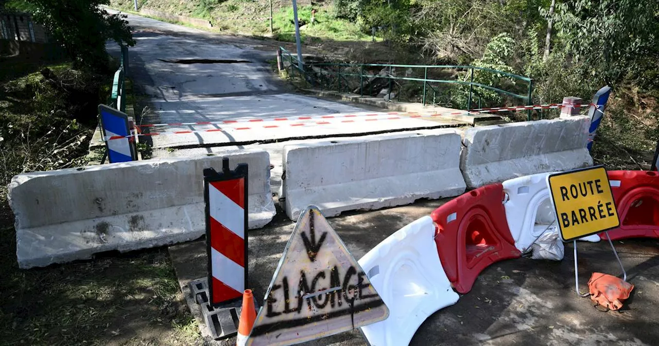 Intempéries dans le Var : un pont effondré, près de 600 personnes bloquées