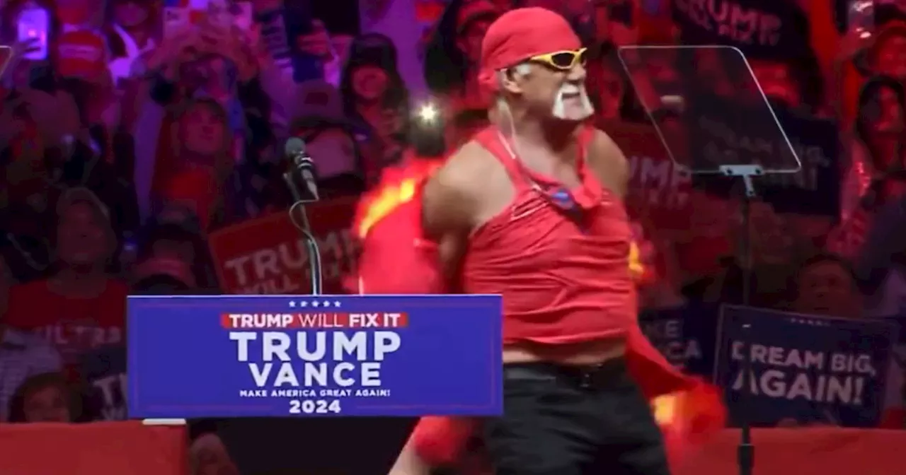 Hulk Hogan, show da Donald Trump: &#034;Qui dentro non vedo puzzolenti terroristi&#034;