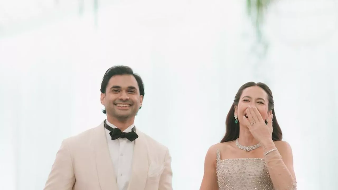 6 Pesona Pevita Pearce Saat Menikah dengan Crazy Rich Malaysia, Gaun Pengantin Bertabur 70.000 Kristal