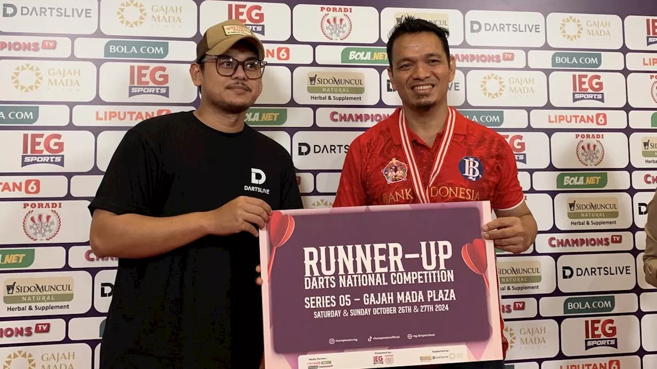 Diki Oktafianus Ungkap Penyebab Kekalahan di Final Darts National Competition Series 05