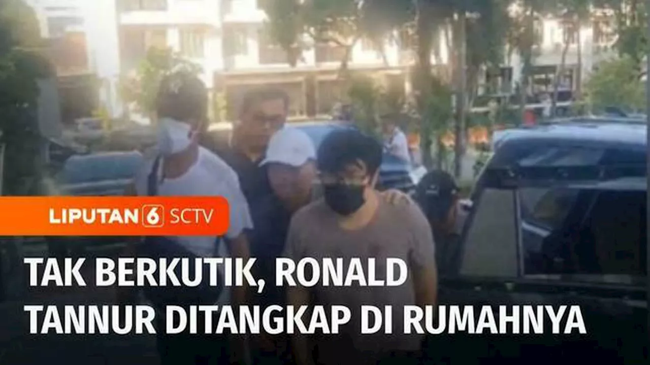 VIDEO: Ronald Tannur, Terpidana Kasus Pembunuhan, Tak Berdaya Ditangkap di Rumahnya