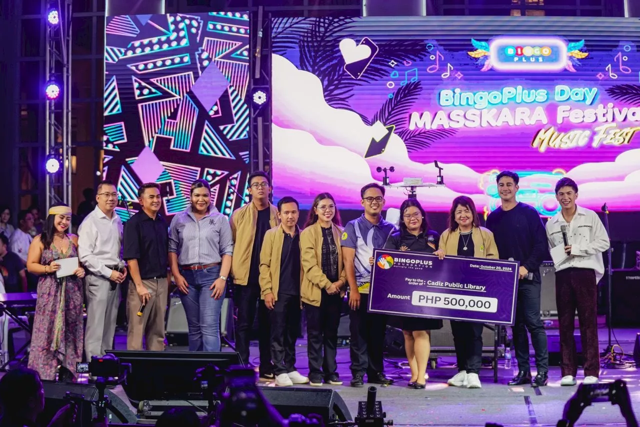 BingoPlus, BingoPlus Foundation, tops Masskara entertainment to support communities in Negros Region