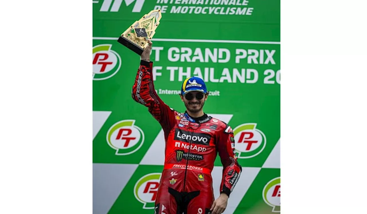 Francesco Bagnaia Persembahkan Kemenangan di GP Thailand untuk Ducati