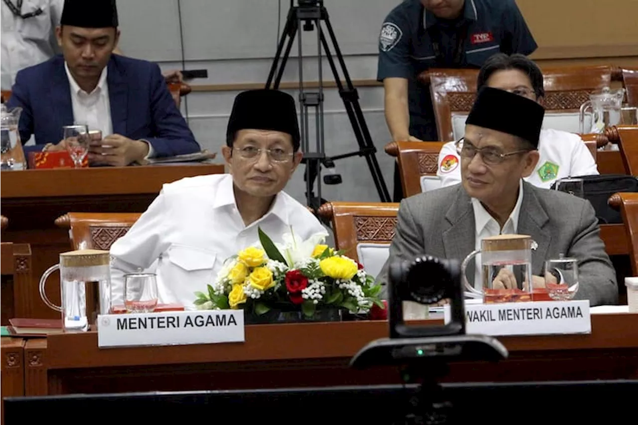 Menteri Agama Nasaruddin Umar Rapat Kerja Perdana Bersama Komisi III DPR