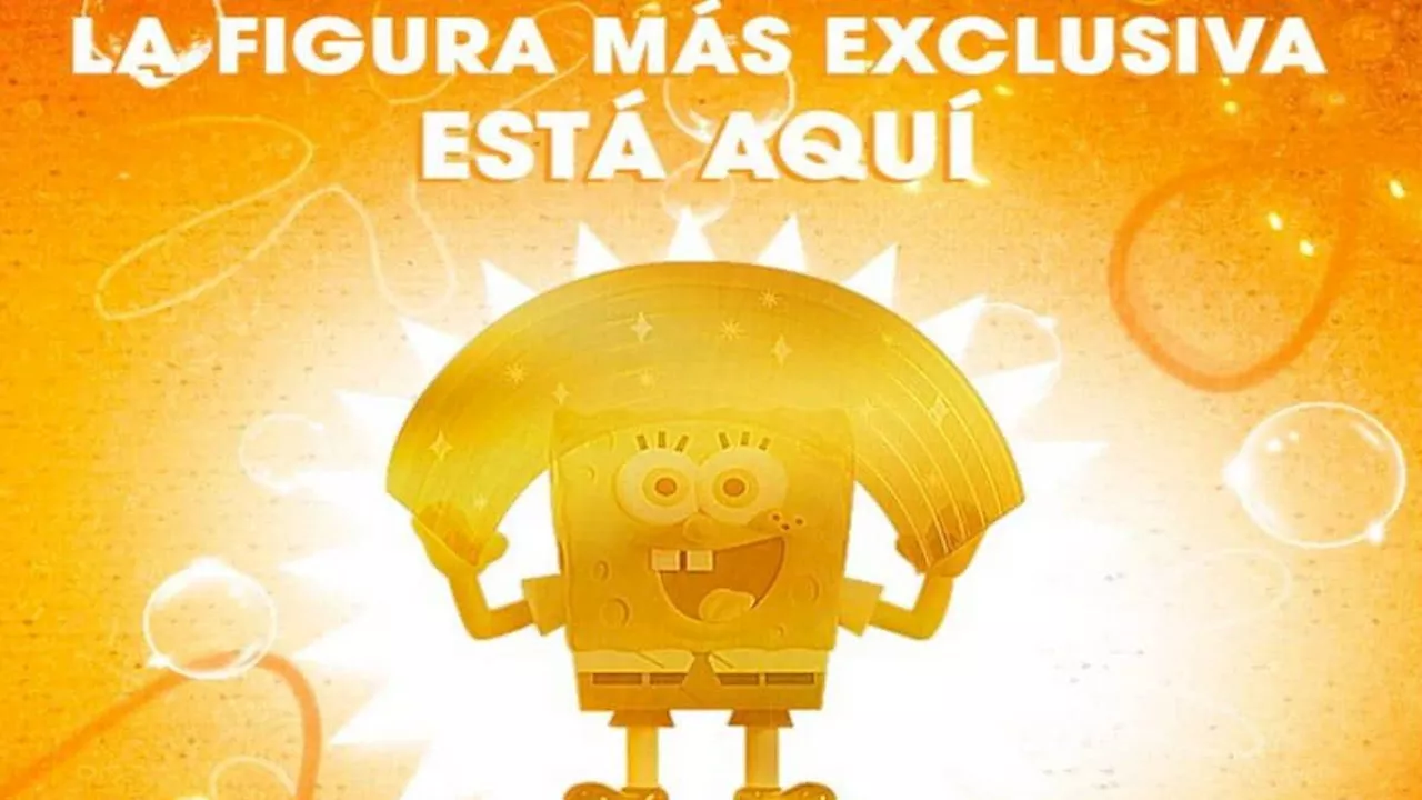 Vualá presenta su figura más exclusiva de Bob Esponja en todo México; solo hay 100 piezas disponibles