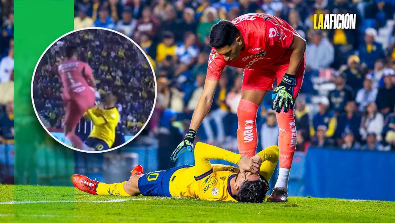 ¡Increíblemente salió ileso! El fuerte choque entre Diego Valdés y Esteban Andrada