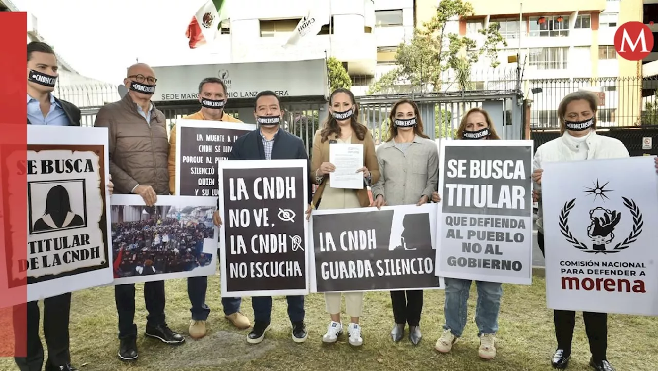 PAN acusa silencio de CNDH ante abusos; Piedra “no puede ser ratificada en el cargo”