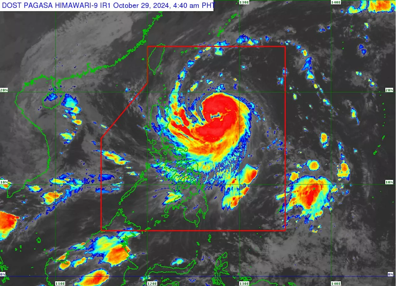 Severe Tropical Storm “Leon” nearing typhoon category