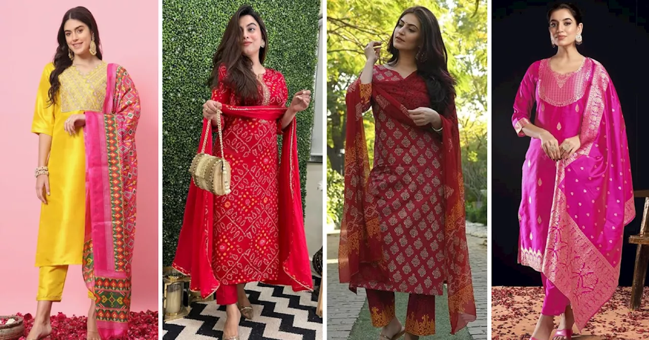 Amazon Great Indian Sale से 86% तक की बंपर छूट पर मिल रहे हैं ये Salwar Suit, दिवाली और भाई दूज पर पाएं शानदार लुक