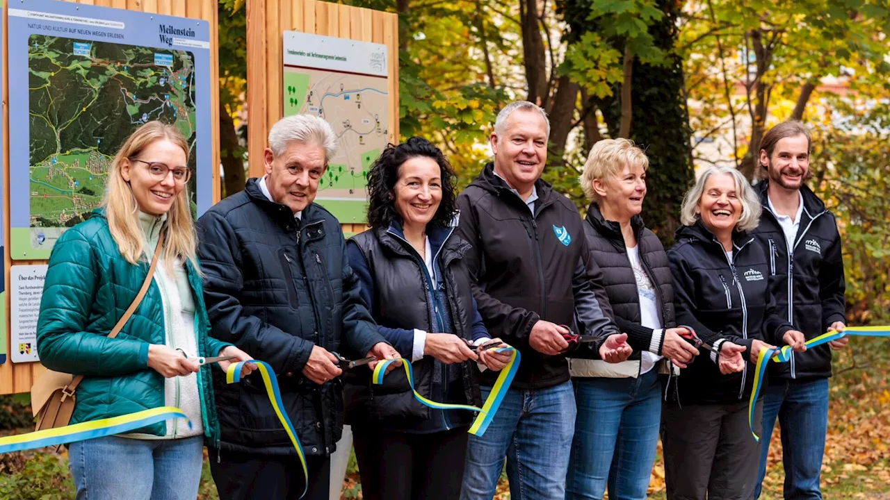 Meilensteinwege wurden ihrer Bestimmung übergeben