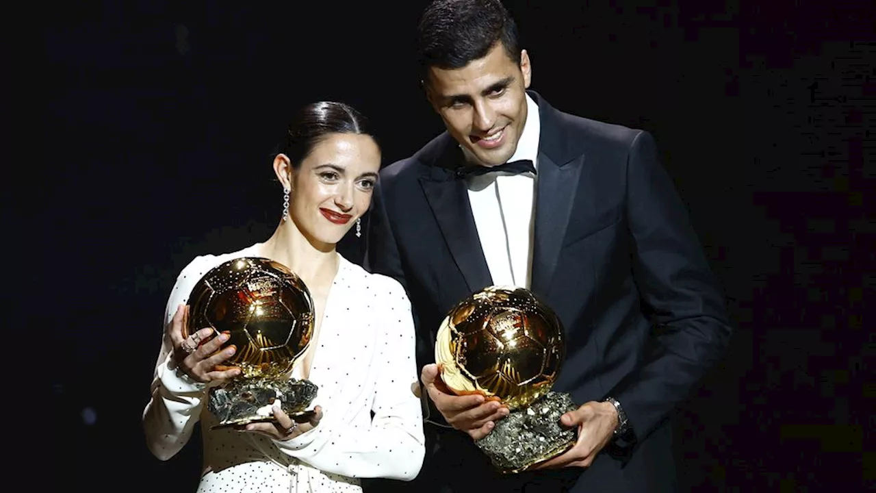 Rodri en Bonmatí winnen Ballon d'Or, prijs voor beste coach vernoemd naar Cruijff