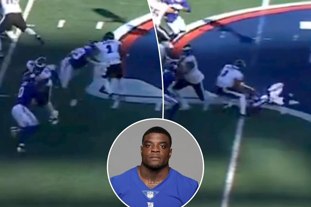 Giants' Matthew Adams beating himself up over botched sack in rare chance