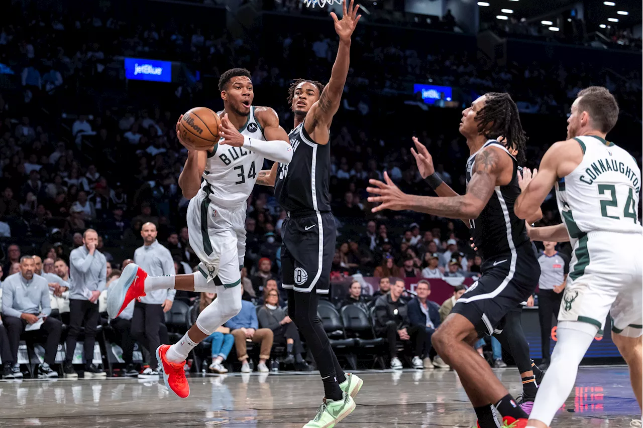 Nic Claxton's defense helps Nets slow down Giannis Antetokounmpo